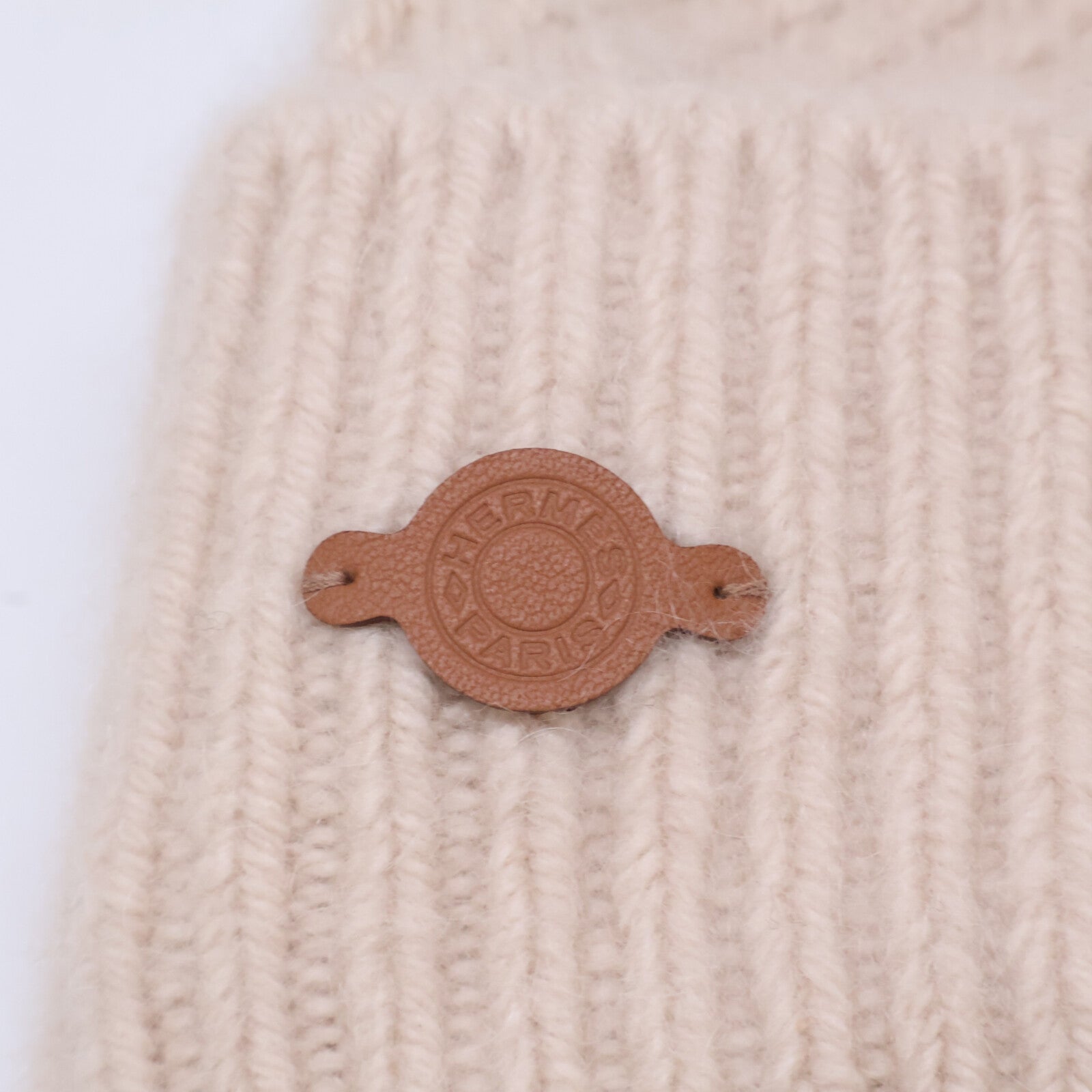 HERMES エルメス 【美品/国内正規】H252000N ルー カシミヤ/モヘヤ ビーニー ニットキャップ 帽子