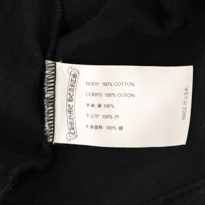 Chrome hearts クロムハーツ ブラック Heart Eye Chart Pink Dagger Tシャツ トップス
