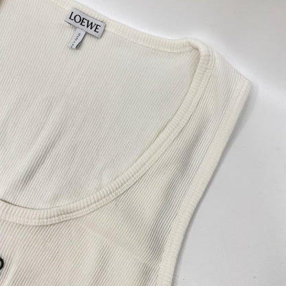 LOEWE ロエベ ホワイト H526Y23X40 アナグラム タンクトップ トップス