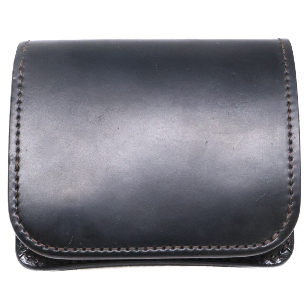 WILDSWANS ワイルドスワンズ CASA/HC(SD)/BK カーサ コードバン/サドルプルアップ ミニ財布 二つ折り財布（小銭入れあり）