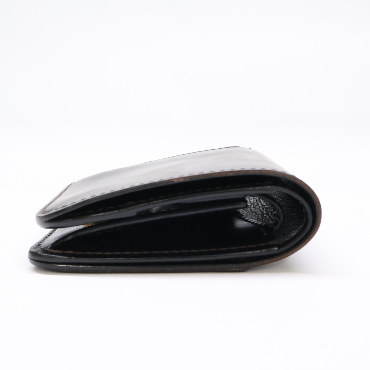 WILDSWANS ワイルドスワンズ CASA/HC(SD)/BK カーサ コードバン/サドルプルアップ ミニ財布 二つ折り財布（小銭入れあり）