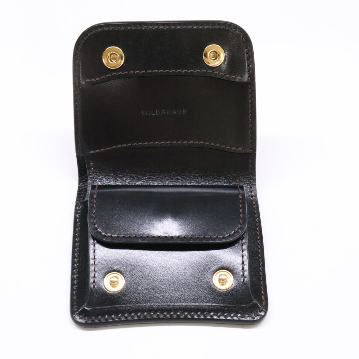 WILDSWANS ワイルドスワンズ CASA/HC(SD)/BK カーサ コードバン/サドルプルアップ ミニ財布 二つ折り財布（小銭入れあり）