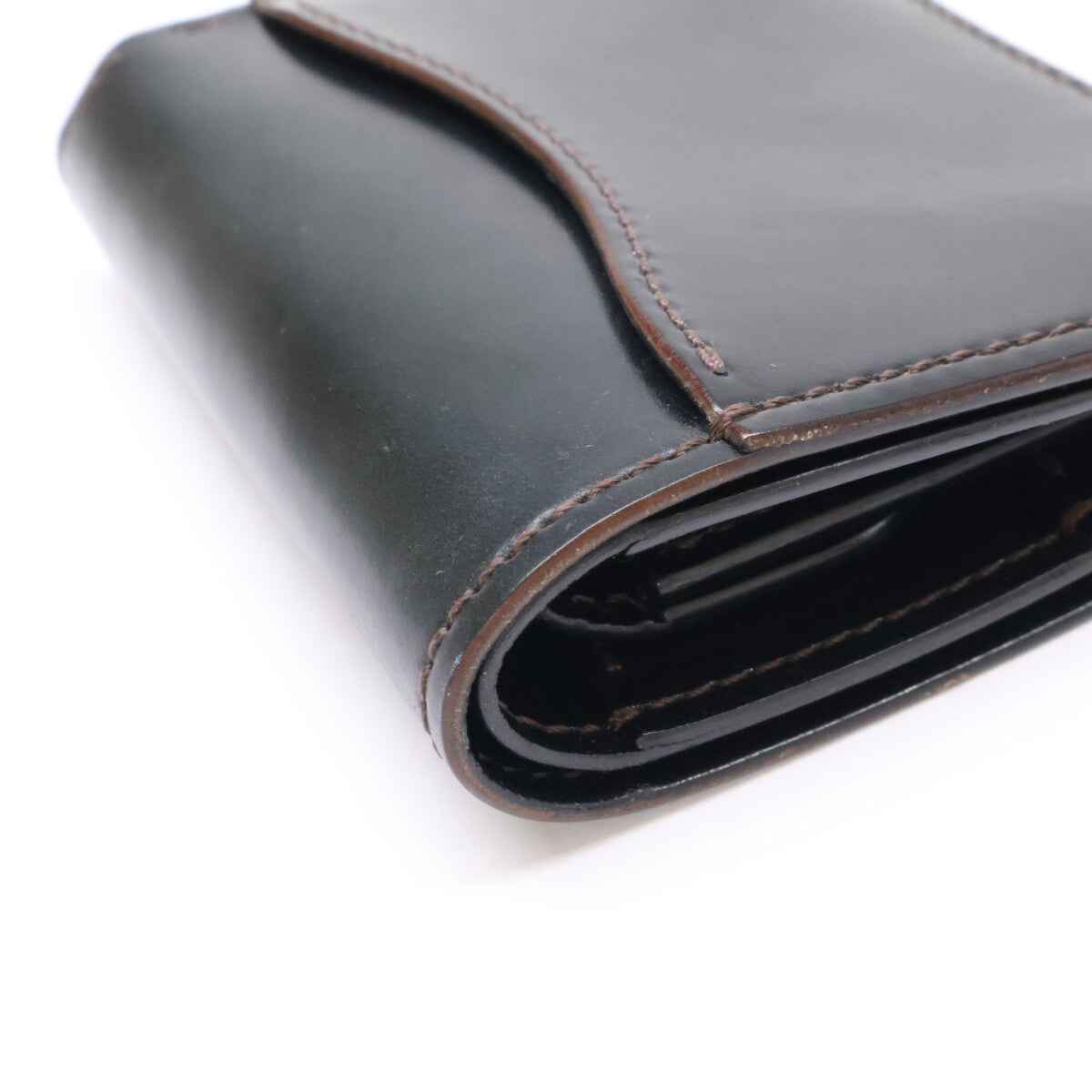 WILDSWANS ワイルドスワンズ CASA/HC(SD)/BK カーサ コードバン/サドルプルアップ ミニ財布 二つ折り財布（小銭入れあり）