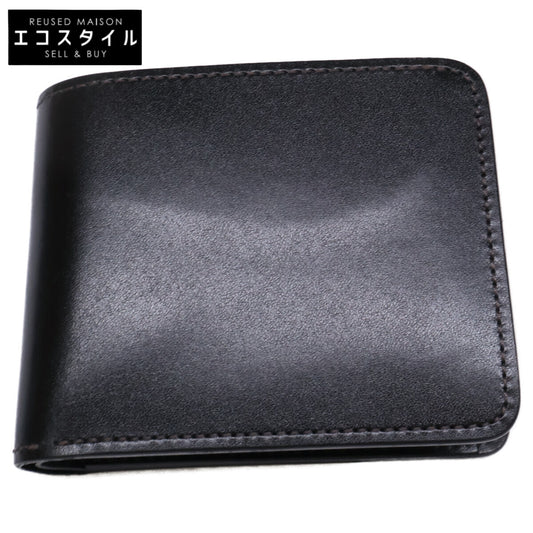 WILDSWANS ワイルドスワンズ 【美品】GROUNDER/SD/BK グラウンダー サドルプルアップ 小銭入れ付き2つ折り財布 二つ折り財布（小銭入れあり）