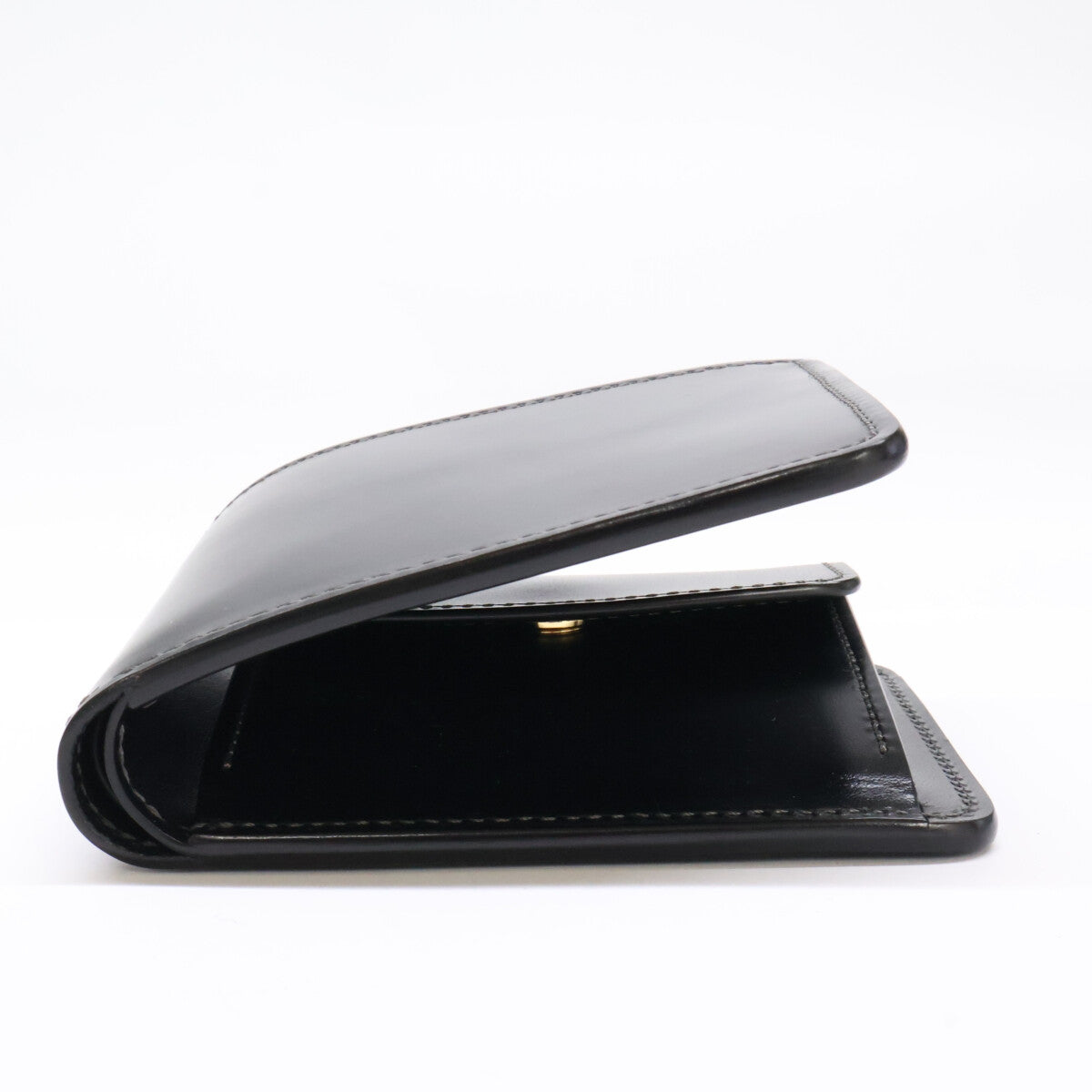 WILDSWANS ワイルドスワンズ 【美品】SP-GROUNDER/HC/BKxSD/BK グラウンダー シェルコードバン/サドルプルアップ 2つ折りウォレット 二つ折り財布（小銭入れあり）