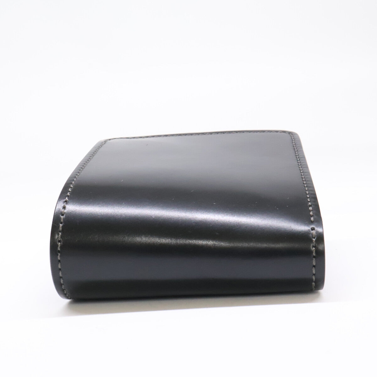 WILDSWANS ワイルドスワンズ 【美品】SP-GROUNDER/HC/BKxSD/BK グラウンダー シェルコードバン/サドルプルアップ 2つ折りウォレット 二つ折り財布（小銭入れあり）