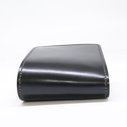 WILDSWANS ワイルドスワンズ 【美品】SP-GROUNDER/HC/BKxSD/BK グラウンダー シェルコードバン/サドルプルアップ 2つ折りウォレット 二つ折り財布（小銭入れあり）