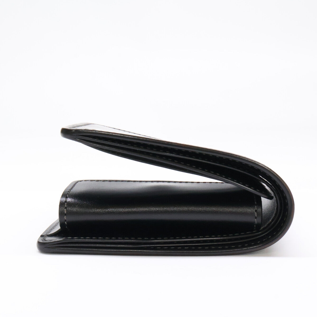 WILDSWANS ワイルドスワンズ 【美品】SP-GROUNDER/HC/BKxSD/BK グラウンダー シェルコードバン/サドルプルアップ 2つ折りウォレット 二つ折り財布（小銭入れあり）