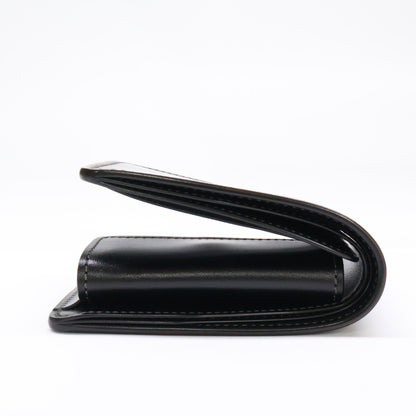 WILDSWANS ワイルドスワンズ 【美品】SP-GROUNDER/HC/BKxSD/BK グラウンダー シェルコードバン/サドルプルアップ 2つ折りウォレット 二つ折り財布（小銭入れあり）