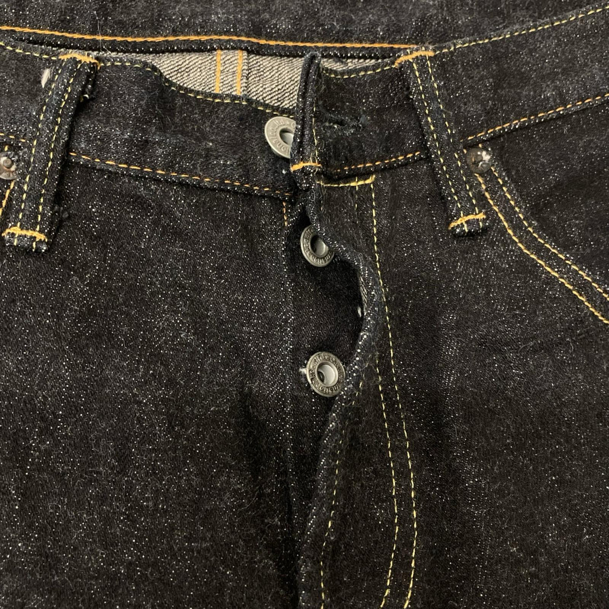 ONI DENIM 鬼デニム ONI-622AIZUMI ブラック セルビッジ デニムパンツ ボトムス