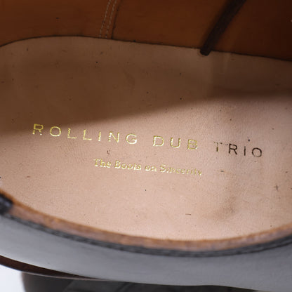 ROLLING DUB TRIO ローリングダブトリオ 【美品】A08 WHALE シームレス レザー シューズ シューズ