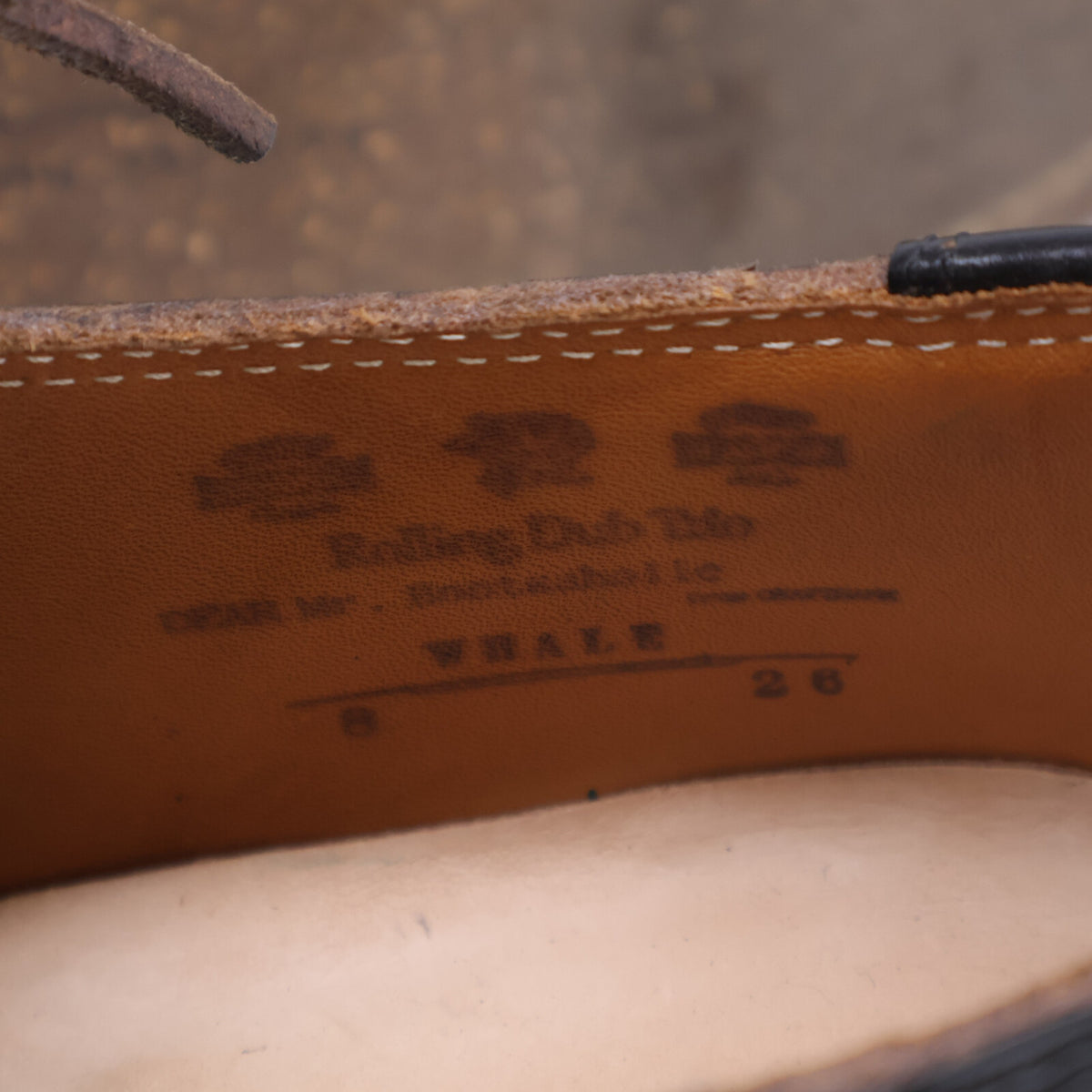 ROLLING DUB TRIO ローリングダブトリオ 【美品】A08 WHALE シームレス レザー シューズ シューズ