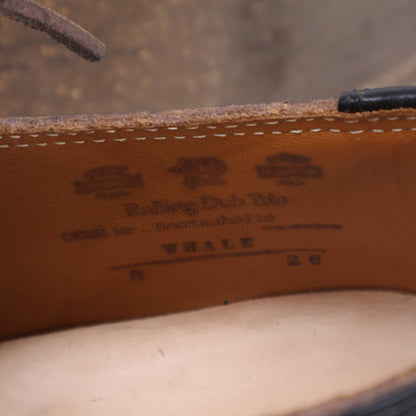 ROLLING DUB TRIO ローリングダブトリオ 【美品】A08 WHALE シームレス レザー シューズ シューズ