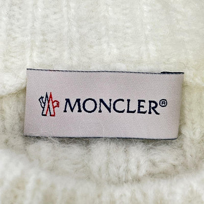 MONCLER モンクレール 21年 ホワイト モヘア混 GIROCOLLO TRICOT ニット トップス