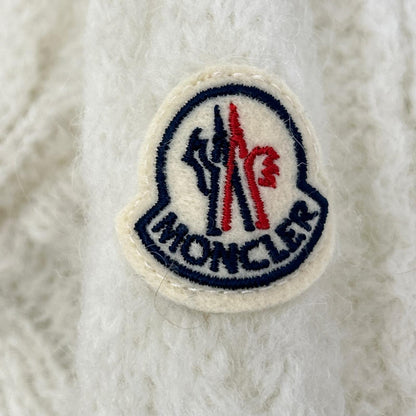 MONCLER モンクレール 21年 ホワイト モヘア混 GIROCOLLO TRICOT ニット トップス
