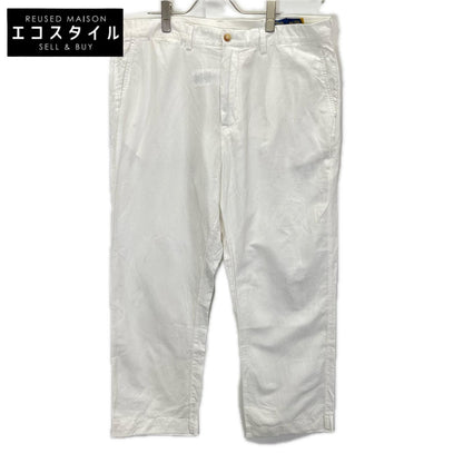 POLObyRalphLauren ポロラルフローレン ホワイト BEDFORD クラシックフィット リネンコットン パンツ ボトムス