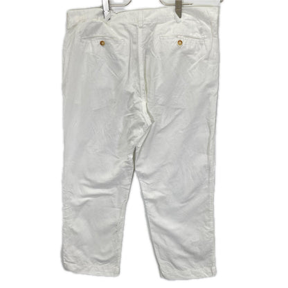 POLObyRalphLauren ポロラルフローレン ホワイト BEDFORD クラシックフィット リネンコットン パンツ ボトムス