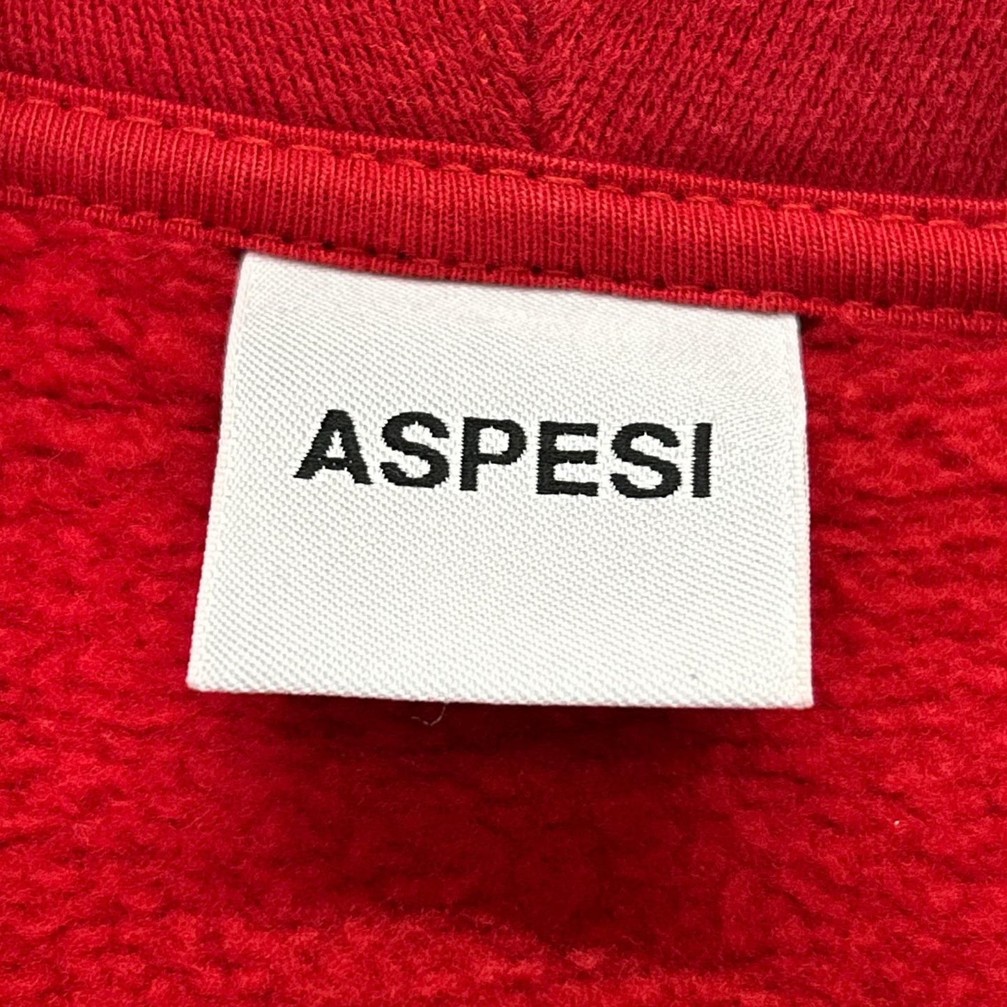 ASPESI アスペジ 04926AAY19L540 レッド プルオーバー パーカー トップス