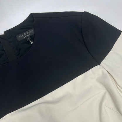 rag&bone ラグアンドボーン ブラック×ホワイト バイカラー ワンピース ワンピース