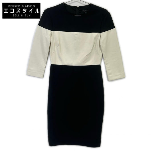 rag&bone Black x White Bi-Color Dress 0