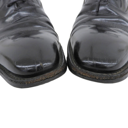 REGAL Regal Leather Straight Tip Shoes Men's Black 24.5cm Shoes 24.5