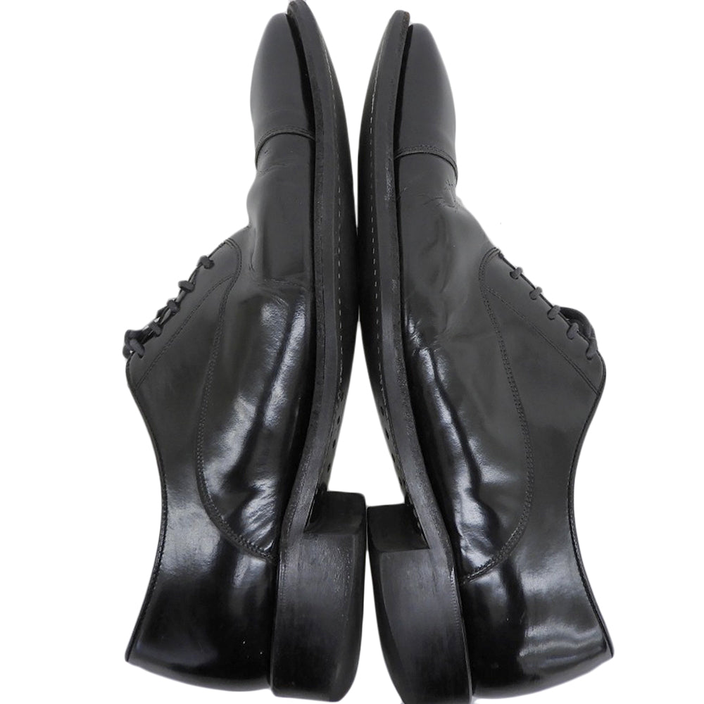 REGAL Regal Leather Straight Tip Shoes Men's Black 24.5cm Shoes 24.5