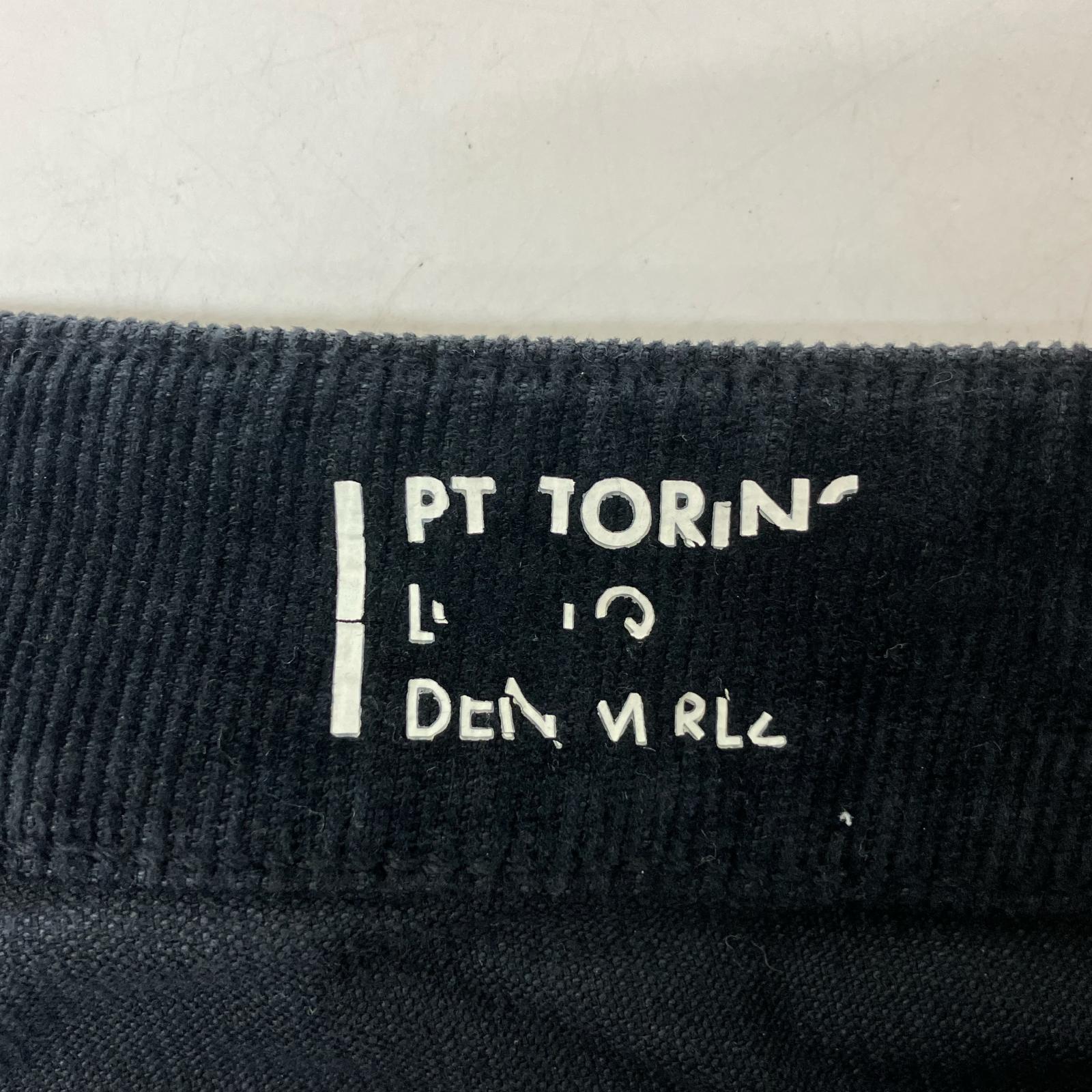 PT TORINO ピーティートリノ GRUNGE 黑色灯芯绒长裤 下装 33