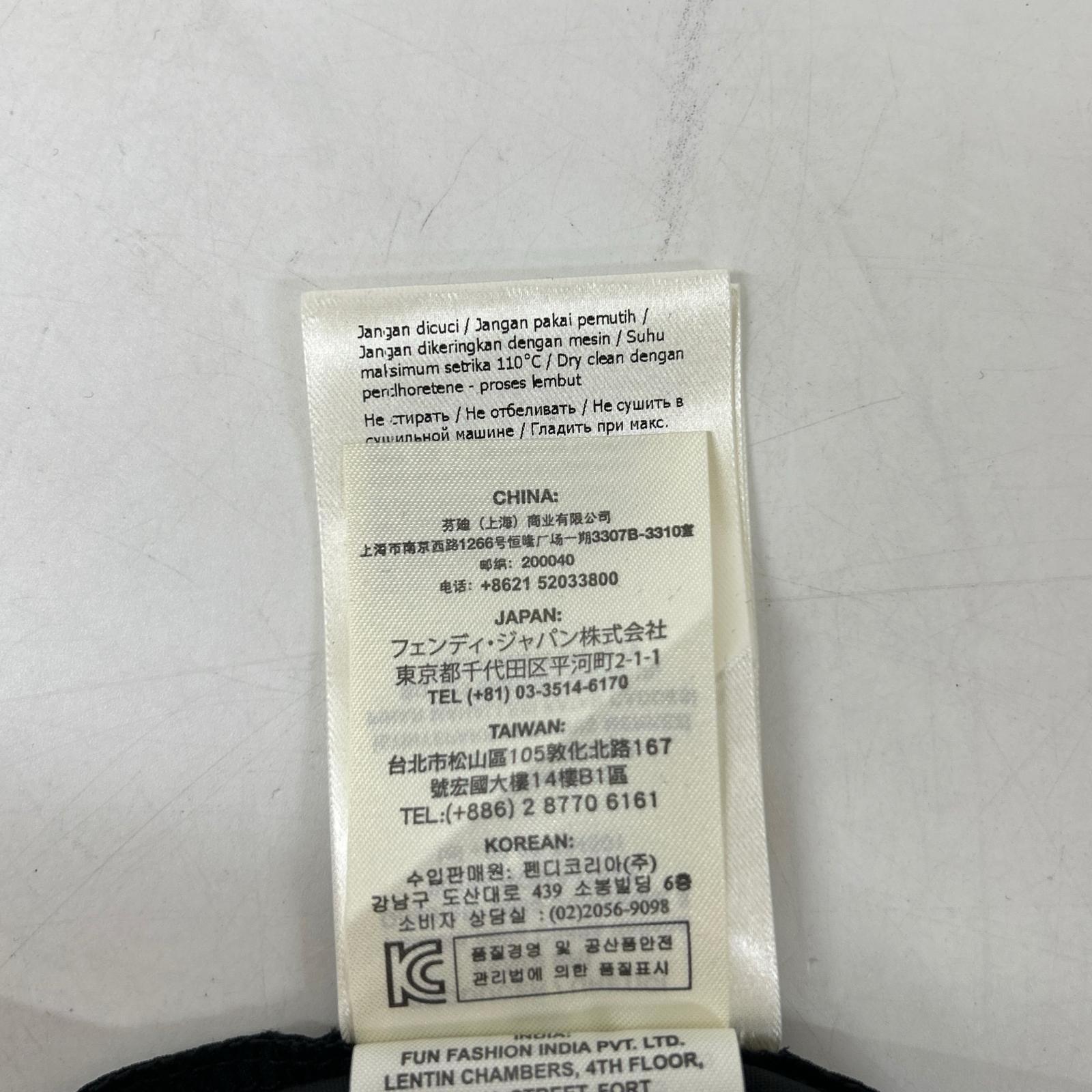 FENDI 芬迪 黑色长裤 底部 38
