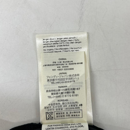 FENDI 芬迪 黑色长裤 底部 38