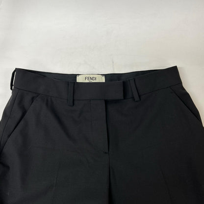 FENDI 芬迪 黑色长裤 底部 38