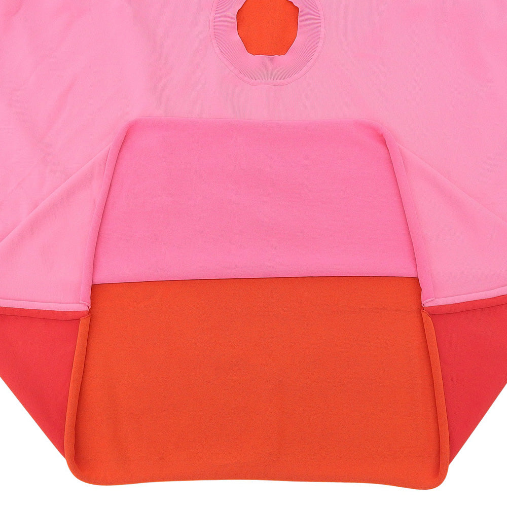 BOTTEGA VENETA ボッテガヴェネタ  美品 VISCOSE DRAPE TOP ドレープ トップ バイカラー トップス レディース ピンク×レッド XS 629983 XS 美品 VISCOSE DRAPE TOP ドレープ トップ バイカラー トップス