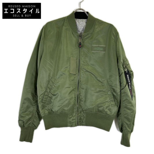 ALPHA INDUSTRIES アルファインダストリーズ カーキ MA-1 リバーシブル フライトジャケット ジャケット