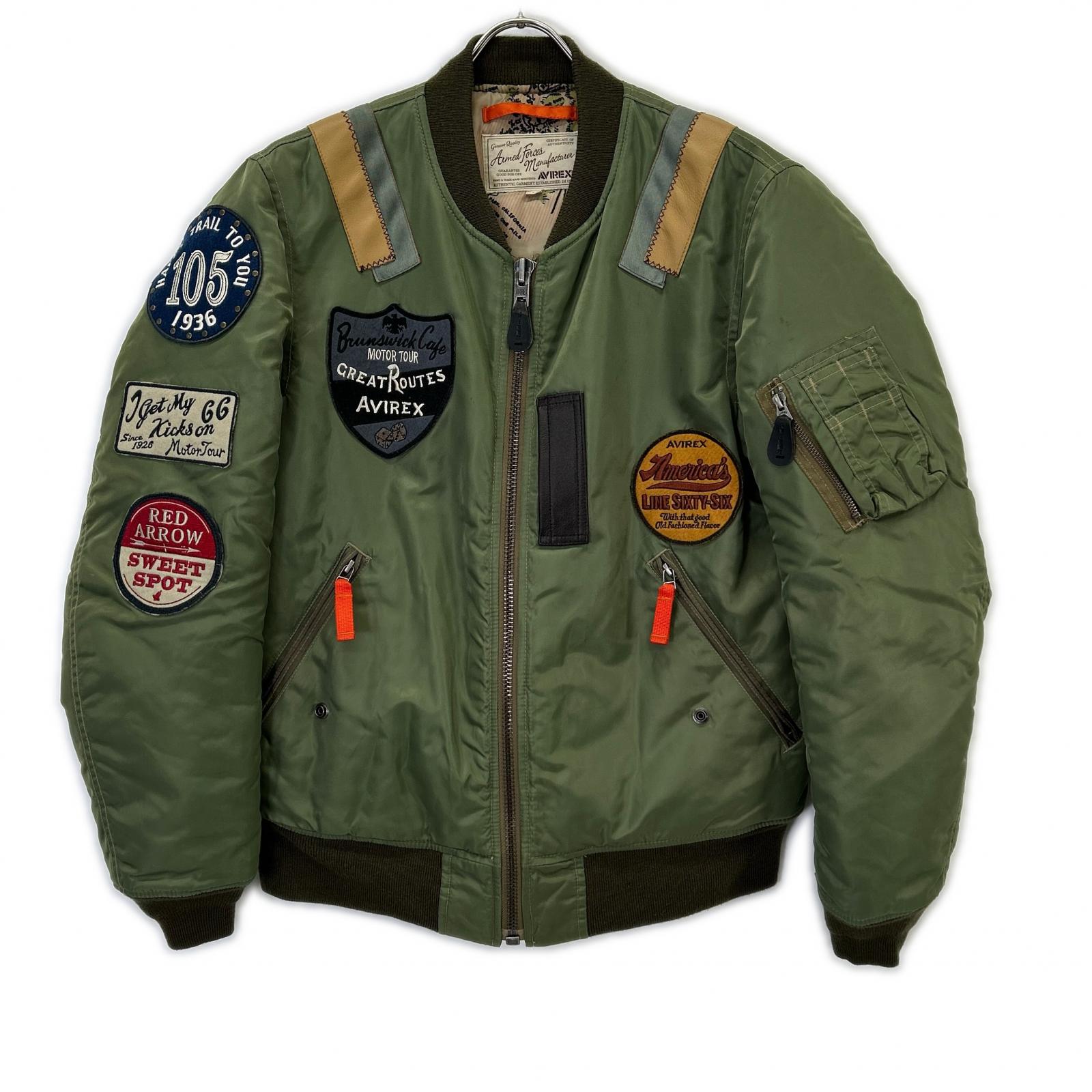 AVIREX 6122043 MA-1 WAPPEN MODIFIED Blouson Jacket M Men's