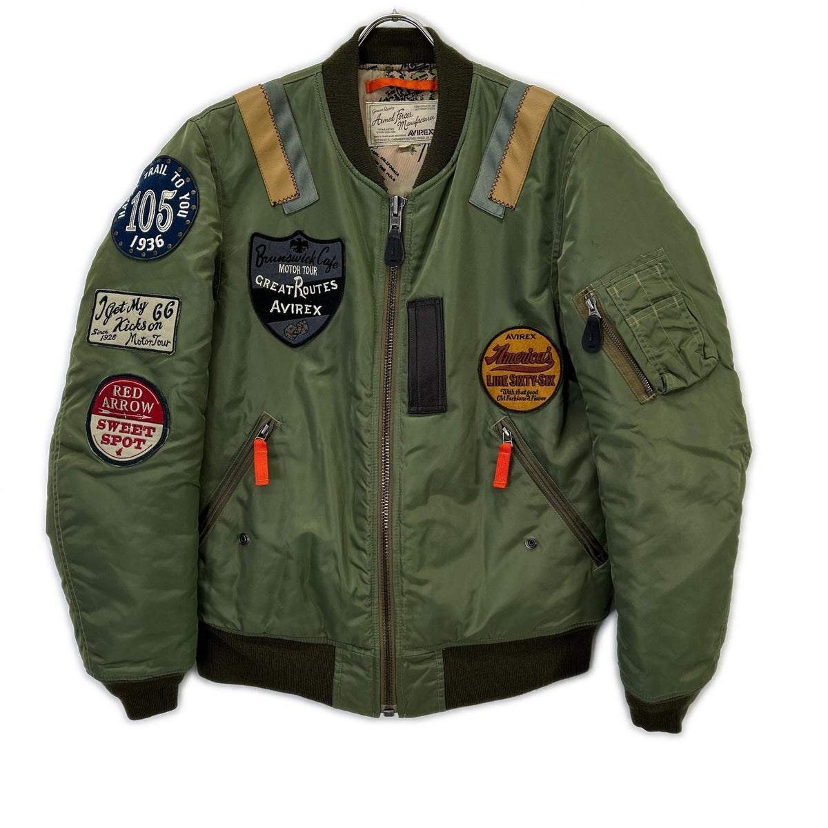 AVIREX アヴィレックス 6122043 MA-1 WAPPEN MODIFIED Blouson Jacket