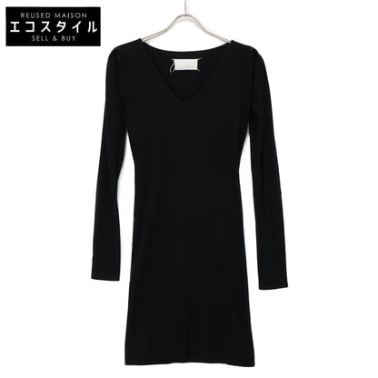 Martin Margiela 29HA072 Plain Tag V-Neck Knit Dress