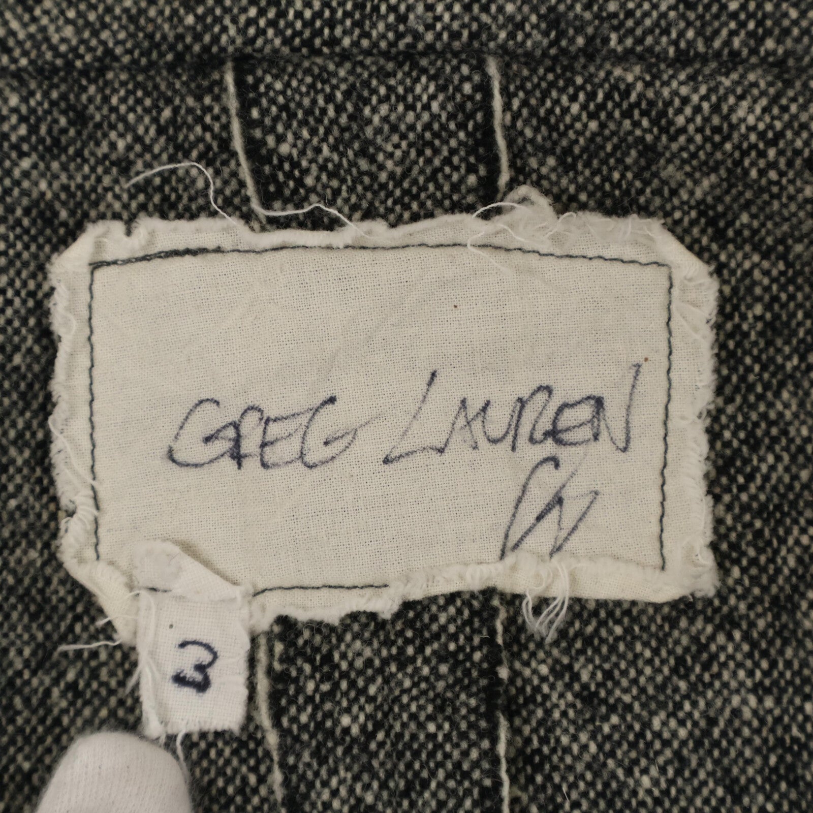GREG LAUREN グレッグローレン ベストドッキング ドネガルツイード ジャケット ジャケット