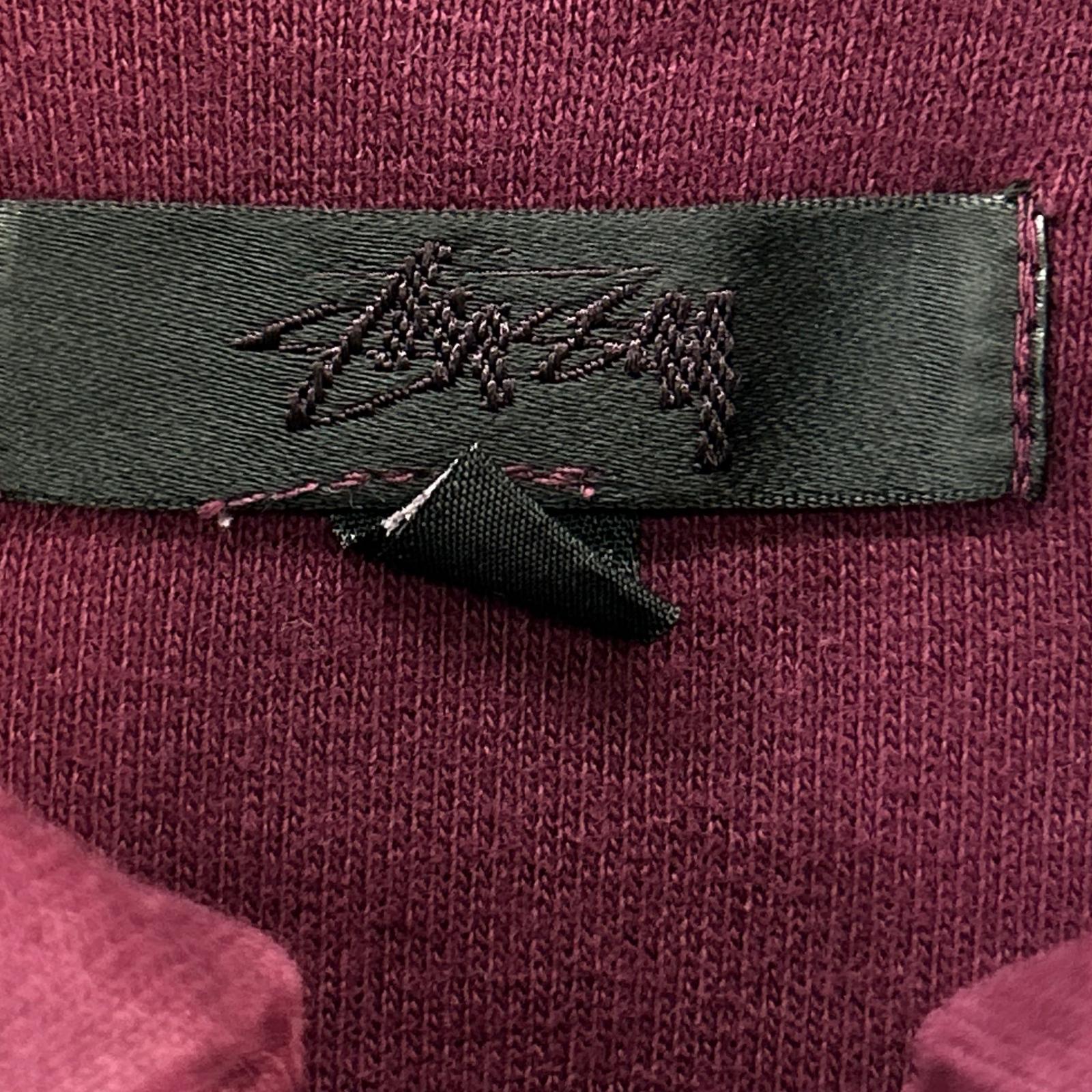 stussy ステューシー ボルドー ハーフジップスウェットパーカー トップス