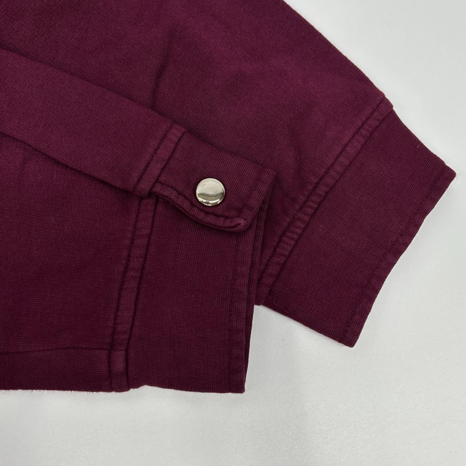 stussy ステューシー ボルドー ハーフジップスウェットパーカー トップス