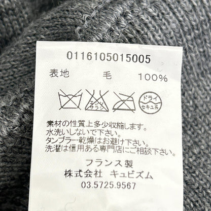 VISVIM ビズビム グレー 0116105015005 16SS ウール クルーネック ニット セーター トップス