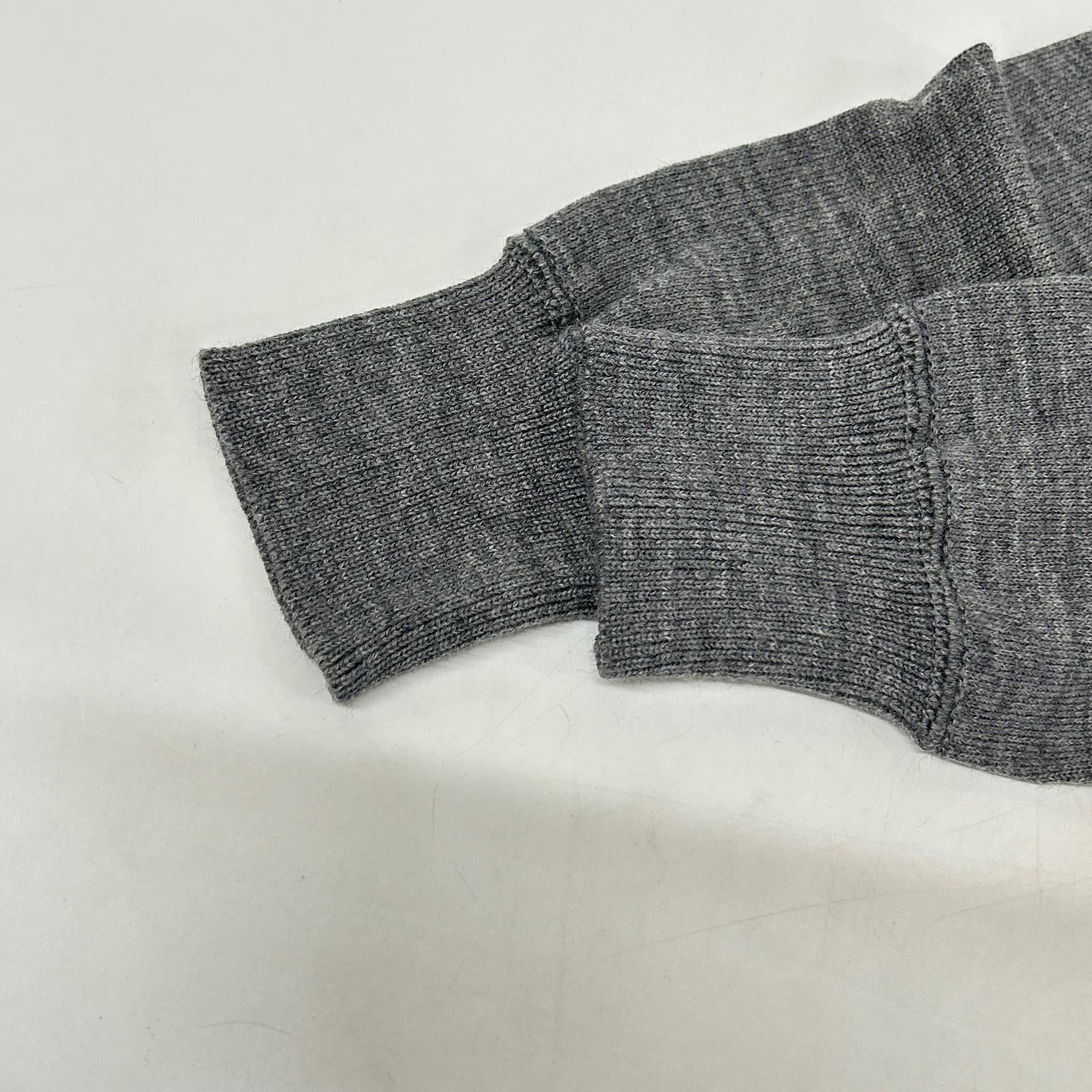 VISVIM ビズビム グレー 0116105015005 16SS ウール クルーネック ニット セーター トップス