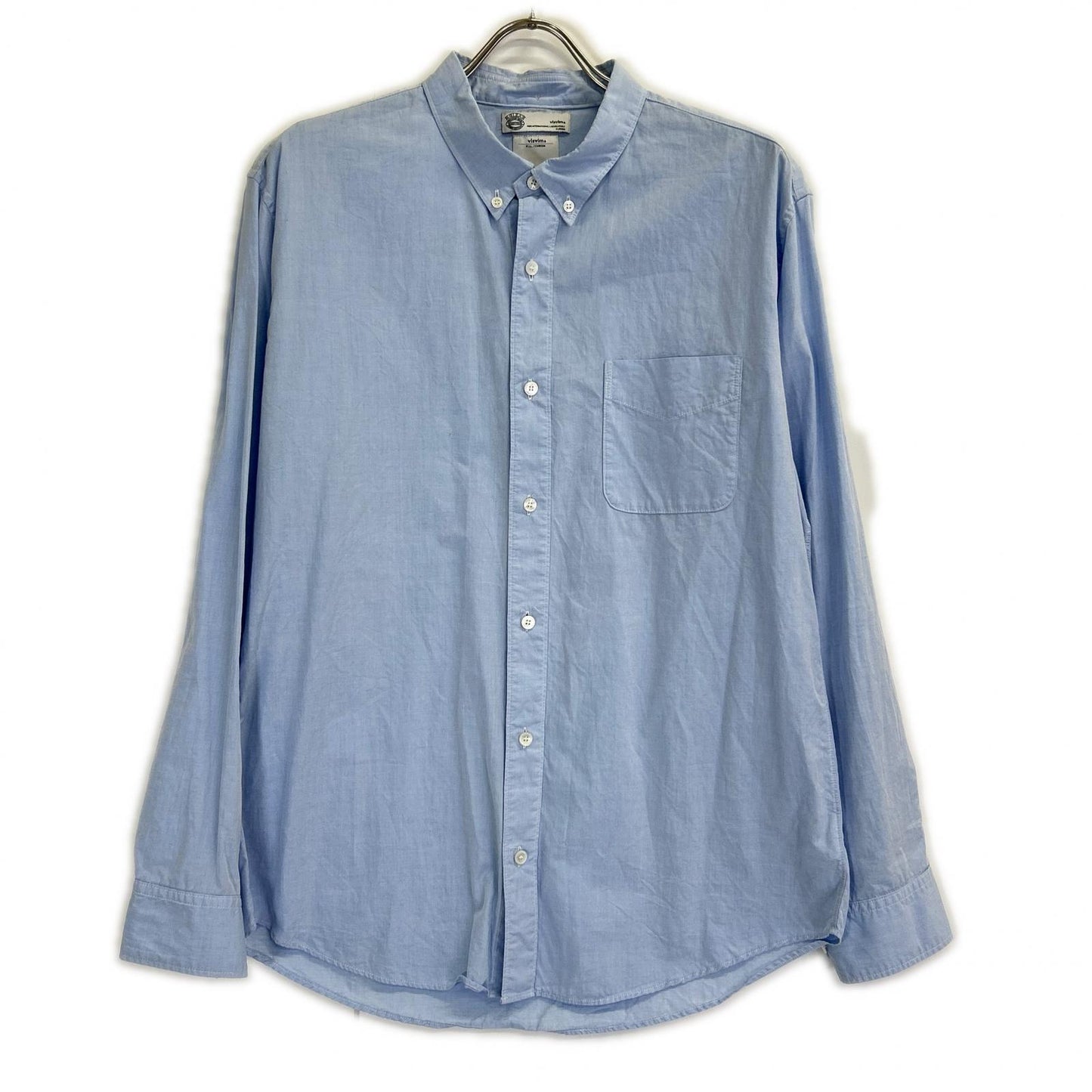 VISVIM ビズビム ブルー 0112105011017 ボタンダウンシャツ トップス
