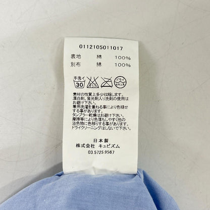 VISVIM ビズビム ブルー 0112105011017 ボタンダウンシャツ トップス