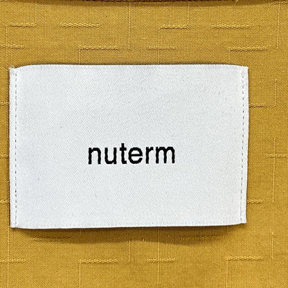 NUTERM Newtum 黄色 002SH-020W 宽松廓形军装衬衫上衣