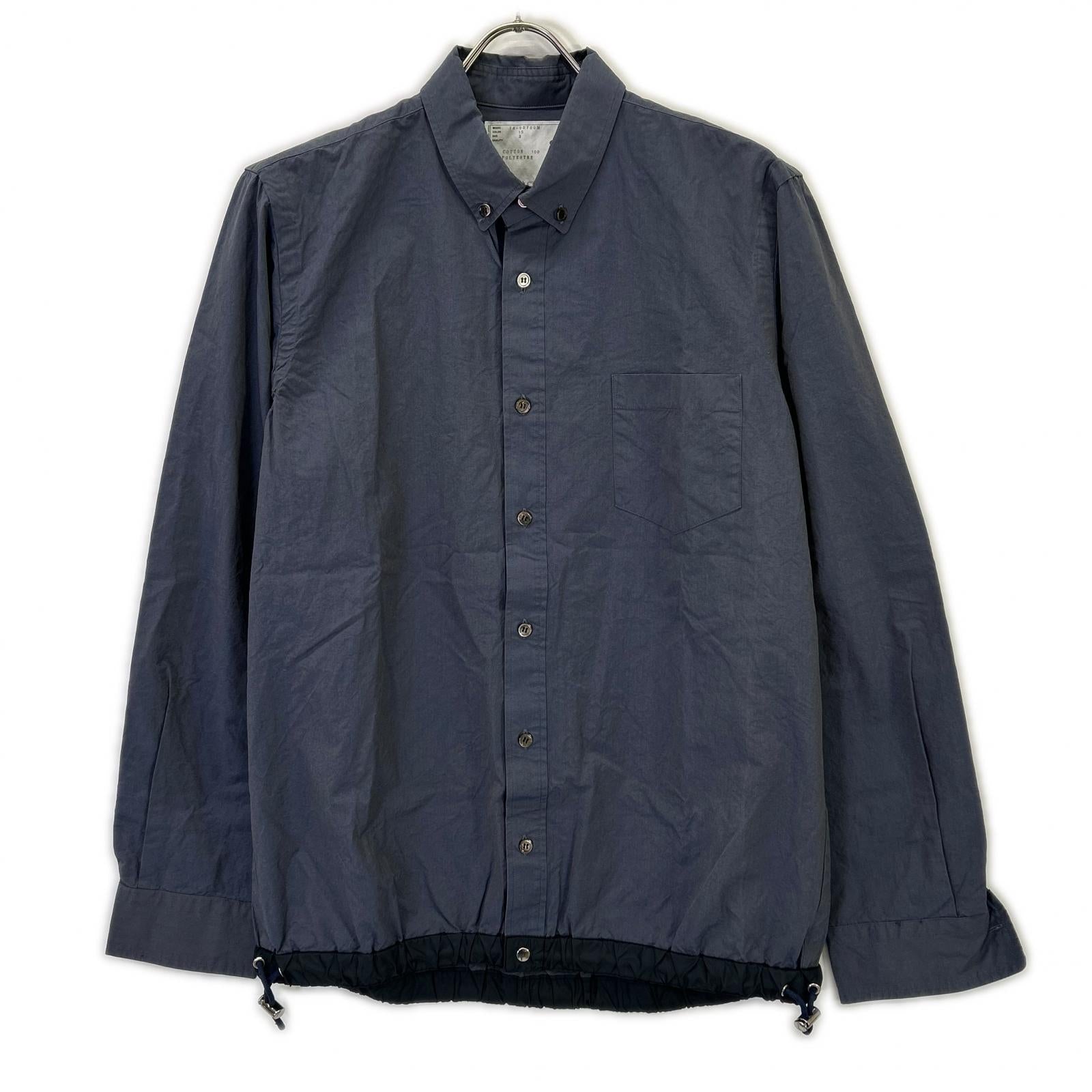 sacai サカイ 14-00700M ドローストリングシャツ トップス