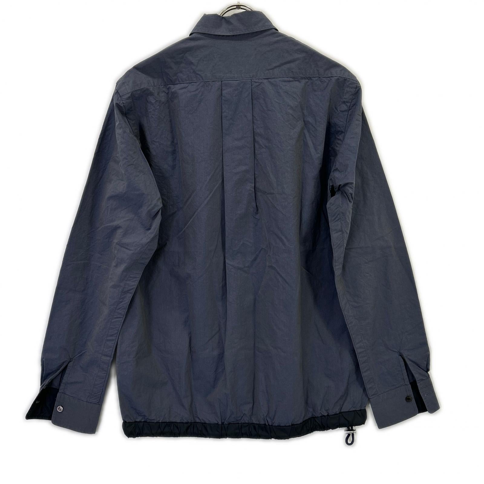 sacai サカイ 14-00700M ドローストリングシャツ 3 sacai Sacai 14-00700M Drawstring Shirt Tops – style-eco.shop