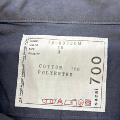 sacai サカイ 14-00700M ドローストリングシャツ トップス