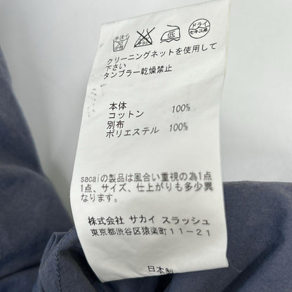 sacai サカイ 14-00700M ドローストリングシャツ トップス