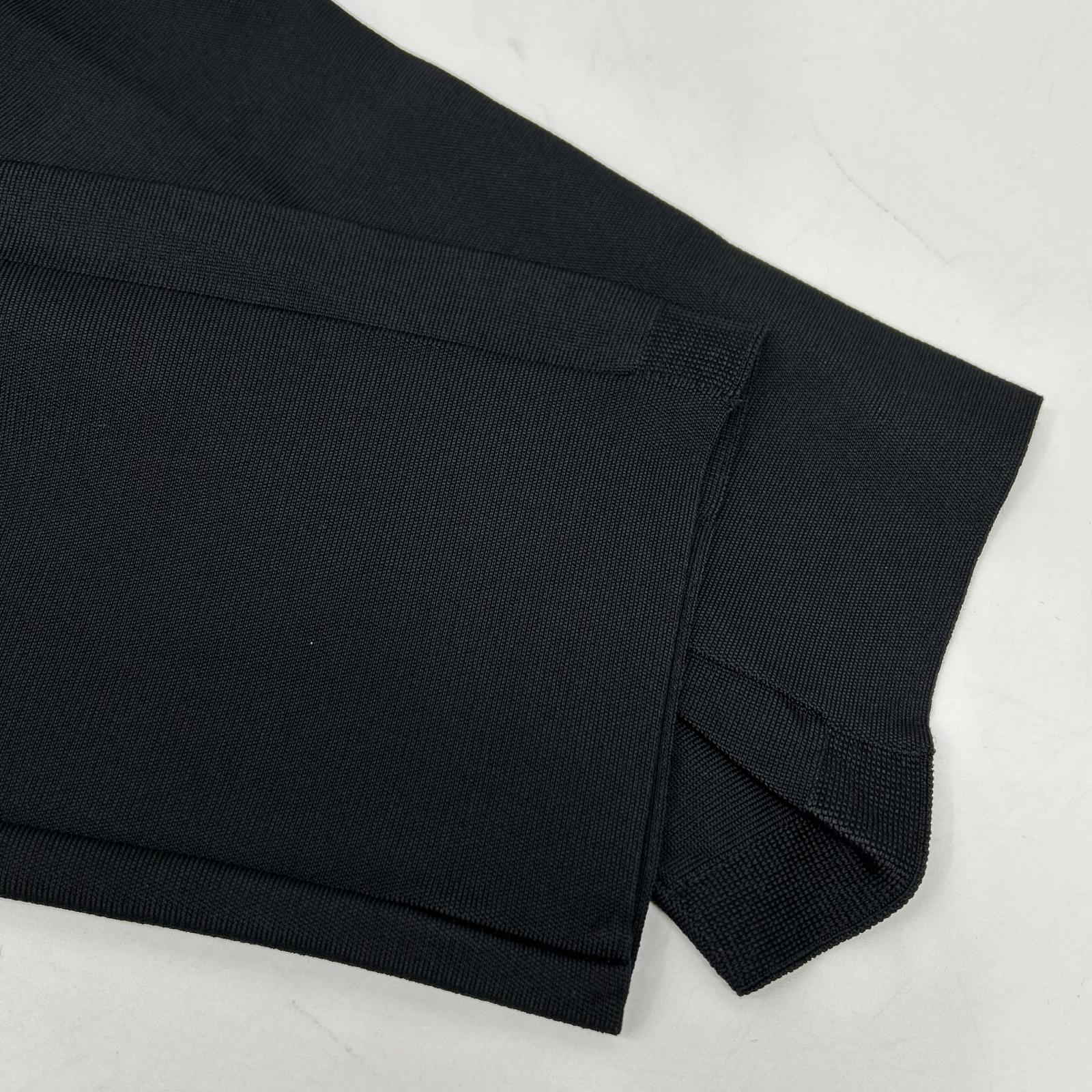 CELINE Céline Phoebe Philo Era Black High-Neck Stretch Cutout Top