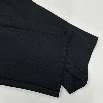 CELINE Céline Phoebe Philo Era Black High-Neck Stretch Cutout Top