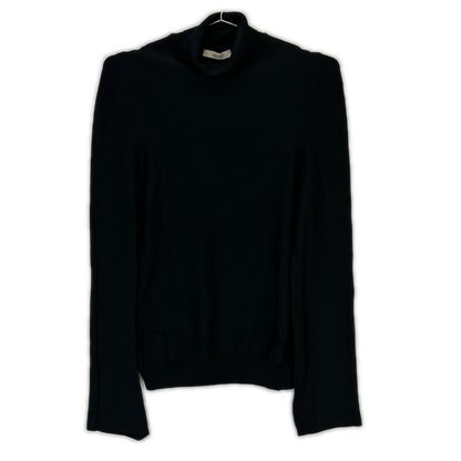CELINE Céline Phoebe Philo Era Black High-Neck Stretch Cutout Top
